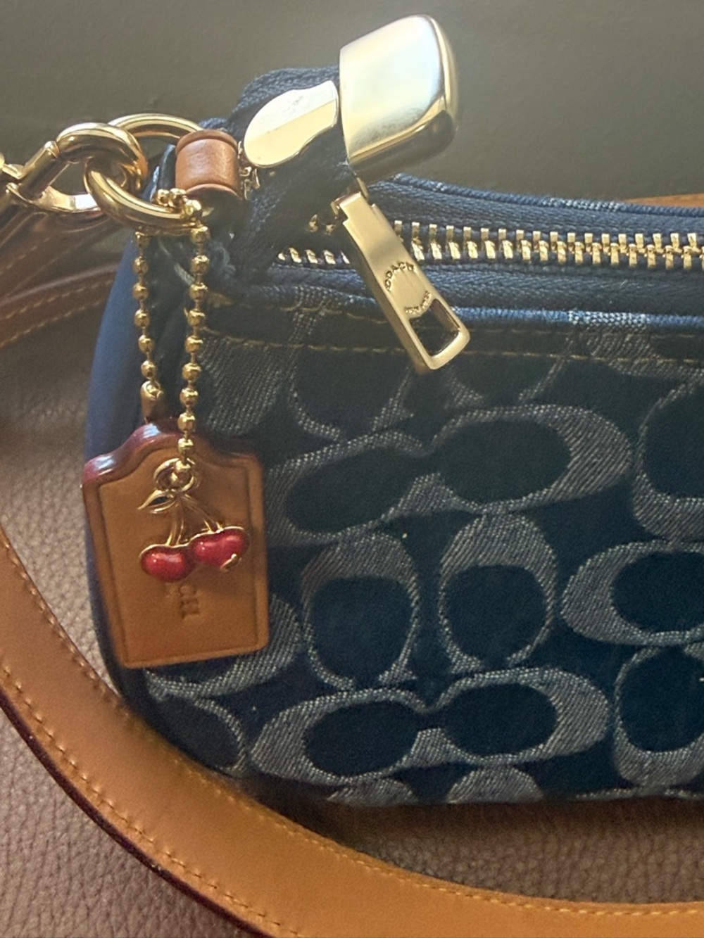 Coach Teri Mini Crossbody Bag in Indigo Denim - Picture 5 of 7